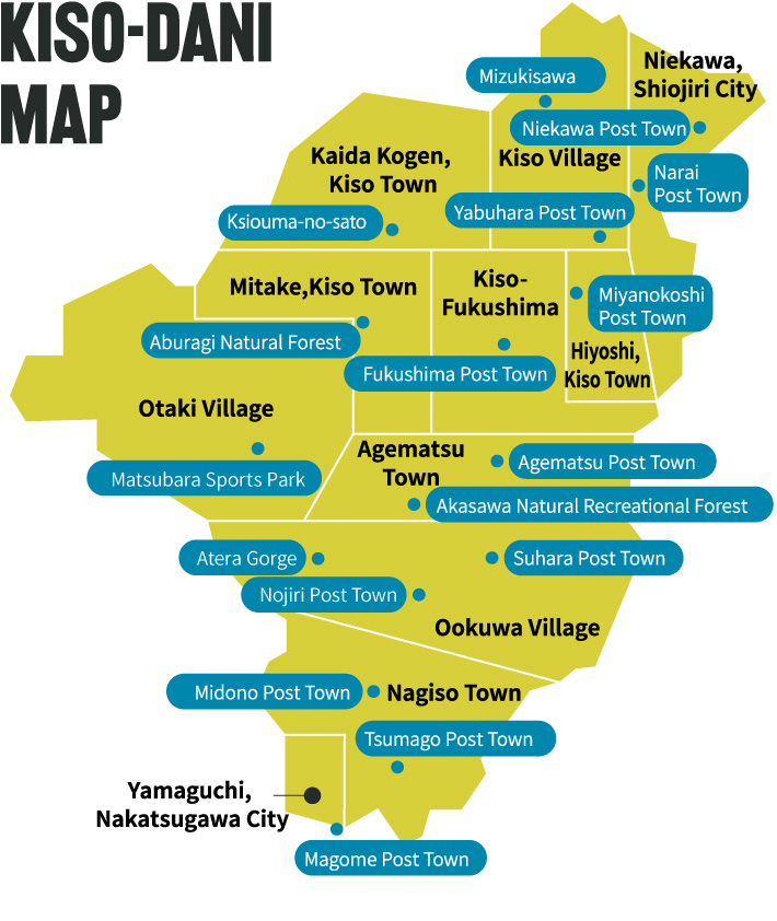 KISO-DANI MAP